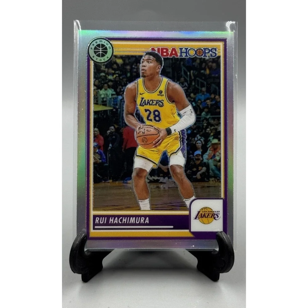 Los Angeles Lakers Rui Hachimura 2023-24 Panini NBA Hoops Premium‎ Stock Prizm